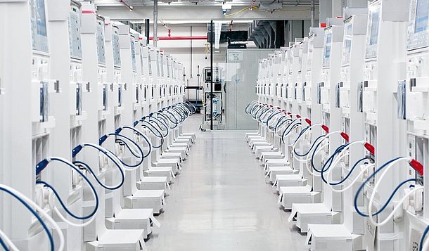 Más de la mitad de todas las máquinas de diálisis utilizadas en todo el mundo han sido fabricadas por Fresenius Medical Care.